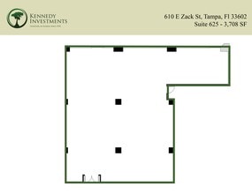 610 E Zack St, Tampa, FL à louer Plan de site– Image 1 sur 1