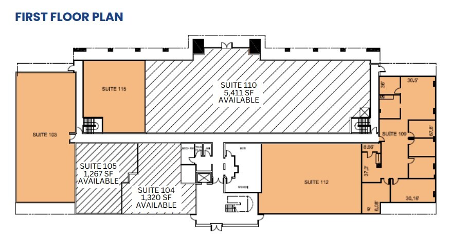 2 Eves Dr, Marlton, NJ à louer Plan d’étage– Image 1 sur 1