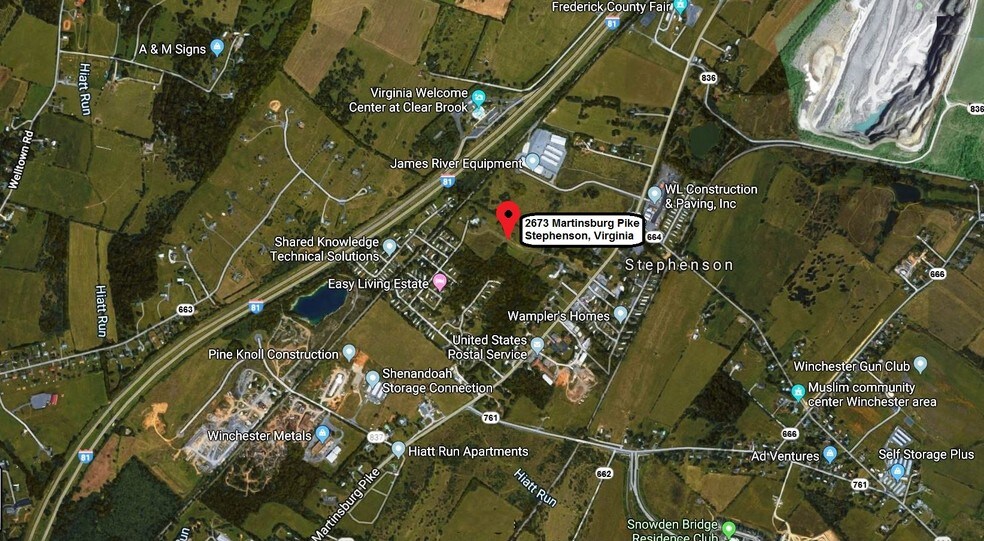 2673 Martinsburg Pike, Stephenson, VA à vendre - Plan cadastral – Image 2 sur 5