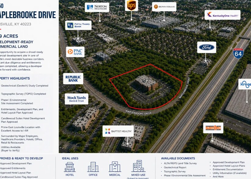 11350 Maple Brook Dr, Louisville, KY à vendre - Plan de site – Image 2 sur 5