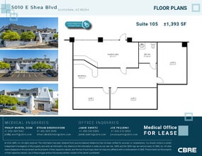 5010 E Shea Blvd, Scottsdale, AZ à louer Plan d’étage– Image 1 sur 5