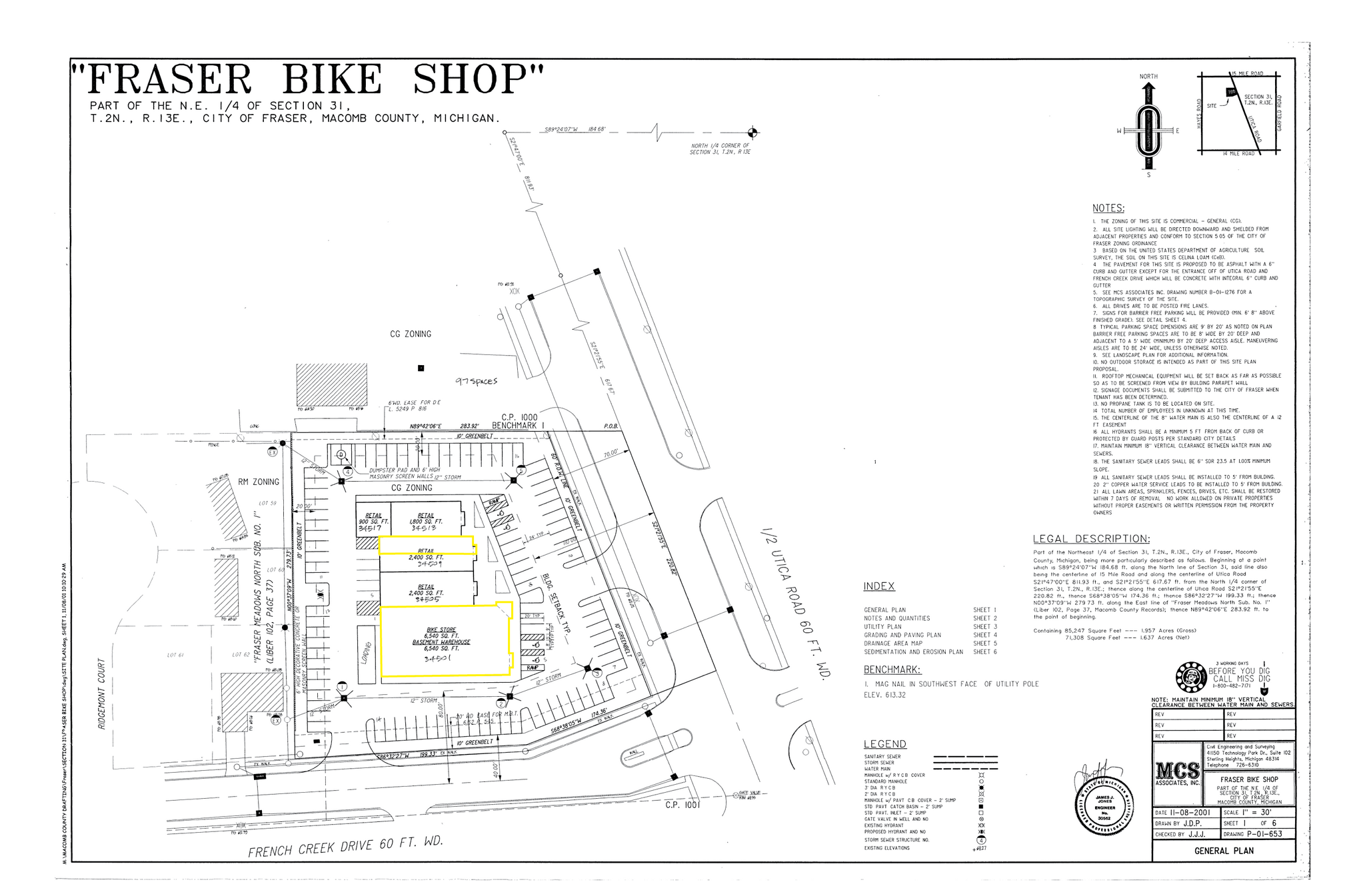 34501-34517 Utica Rd, Fraser, MI à louer Photo intérieure– Image 1 sur 2