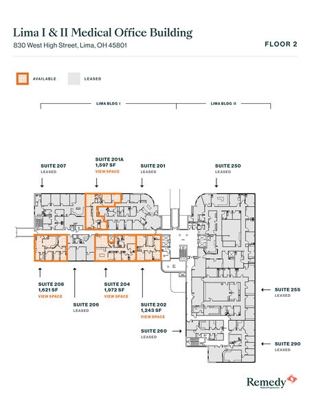 830 W High St, Lima, OH à louer - Plan d’étage – Image 3 sur 4