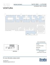 15760 Ventura Blvd, Encino, CA à louer Plan d’étage– Image 2 sur 2