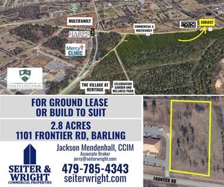 Plus de détails pour 1101 Frontier Rd, Barling, AR - Terrain à louer