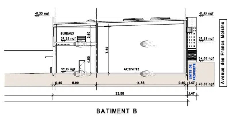 Industriel/Logistique dans Saint-Denis à louer Plan d’étage– Image 1 sur 9
