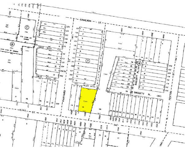 1605 King St, Alexandria, VA à louer - Plan cadastral – Image 3 sur 13