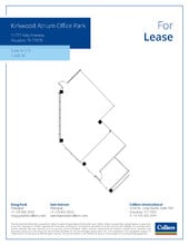11777 Katy Fwy, Houston, TX à louer Plan d’étage– Image 1 sur 1