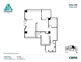 1231 Greenway Dr, Irving, TX à louer Plan d’étage– Image 1 sur 1