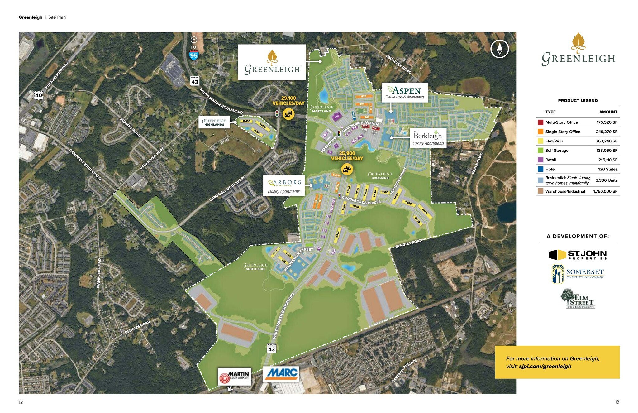 White Marsh Blvd, Middle River, MD à louer Plan de site– Image 1 sur 1