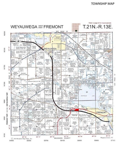Brown Road, Fremont, WI à vendre - Plan cadastral – Image 2 sur 7