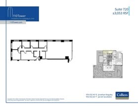 110 SE 6th St, Fort Lauderdale, FL à louer Plan d’étage– Image 1 sur 2