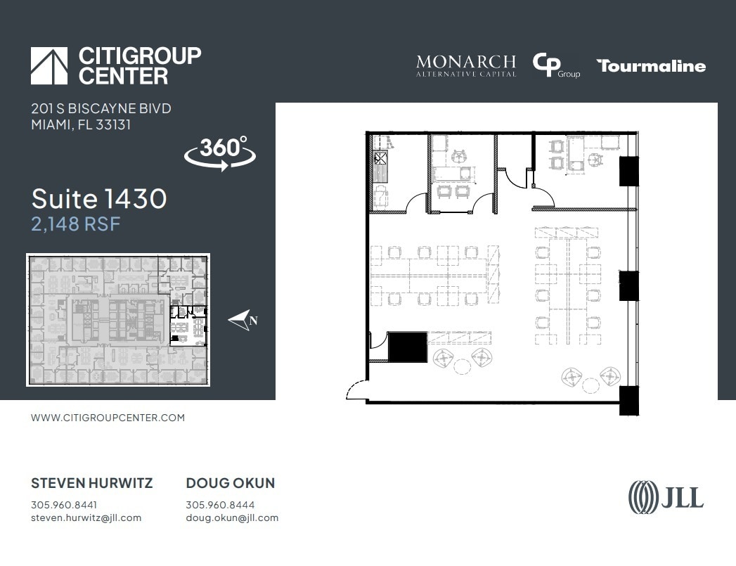 201 S Biscayne Blvd, Miami, FL à louer Plan d’étage– Image 1 sur 1