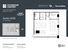 201 S Biscayne Blvd, Miami, FL à louer Plan d’étage– Image 1 sur 1