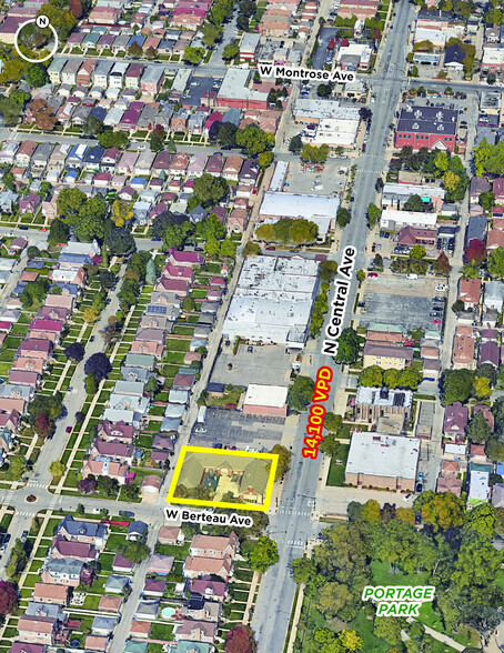 4200 N Central Ave, Chicago, IL à louer - Aérien – Image 2 sur 6