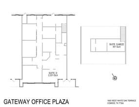 1801 W White Oak Ter, Conroe, TX à louer Plan de site– Image 1 sur 2