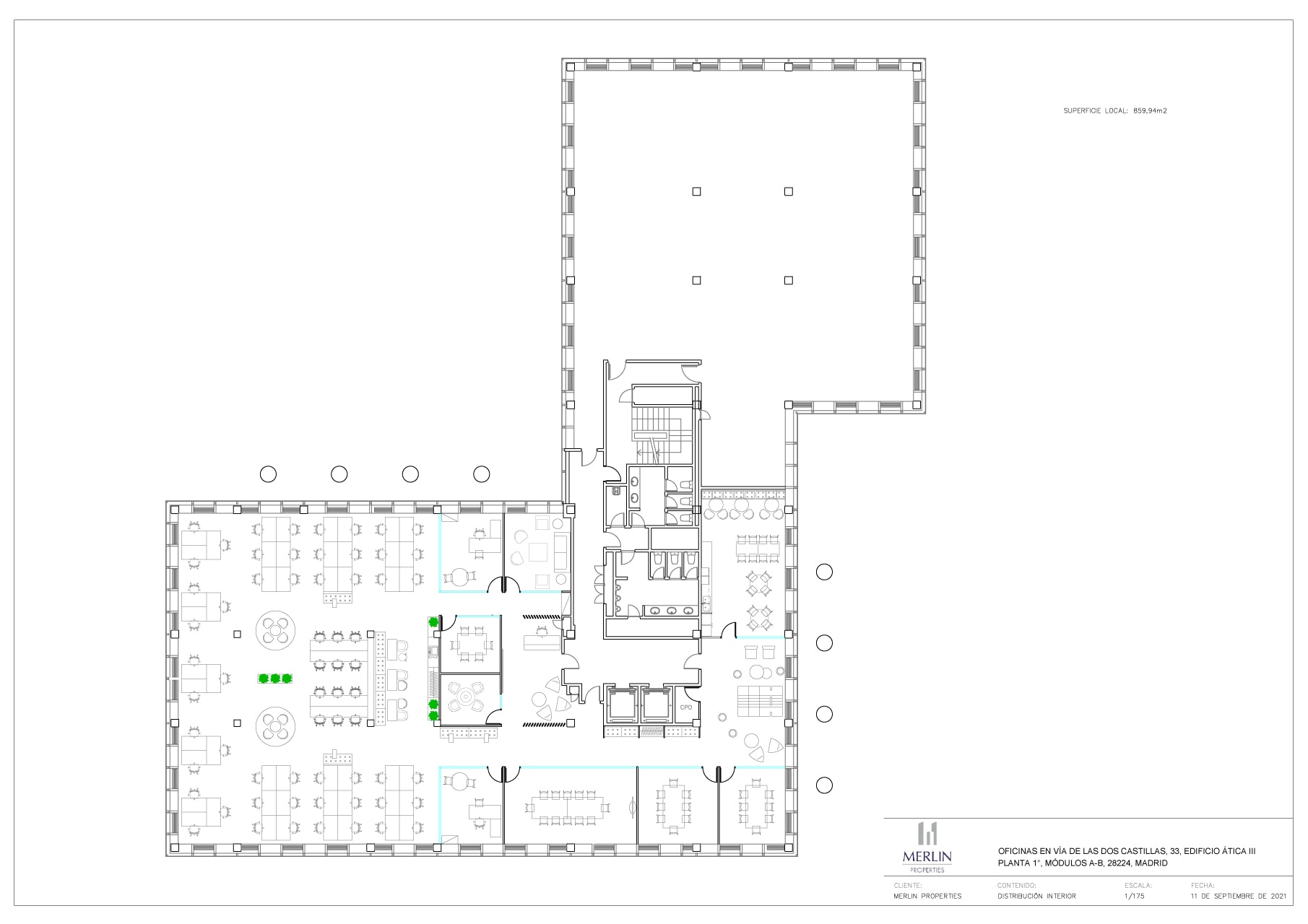 Avenida de Europa, 26, Pozuelo de Alarcón, Madrid à louer Plan d’étage type– Image 1 sur 9