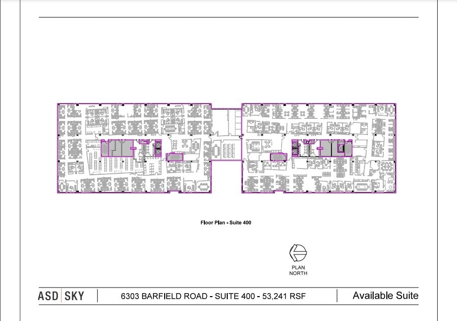 6301 Barfield Rd, Atlanta, GA à louer Plan d’étage– Image 1 sur 1