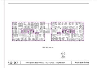 6301 Barfield Rd, Atlanta, GA à louer Plan d’étage– Image 1 sur 1