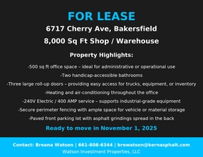 6717 Cherry ave, Bakersfield, CA à louer Autre– Image 1 sur 1