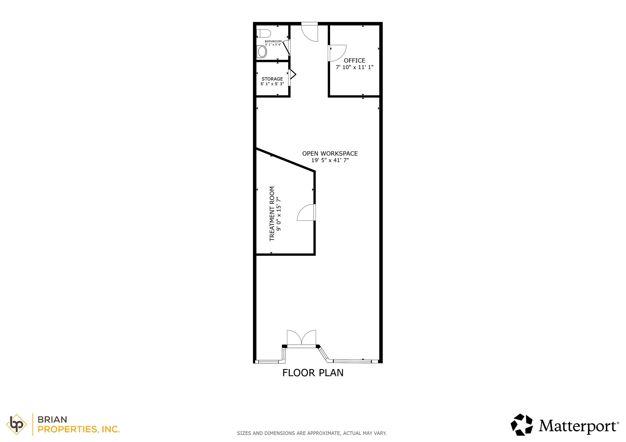 5035-5075 Shoreline Rd, Lake Barrington, IL à louer Plan d’étage– Image 1 sur 5