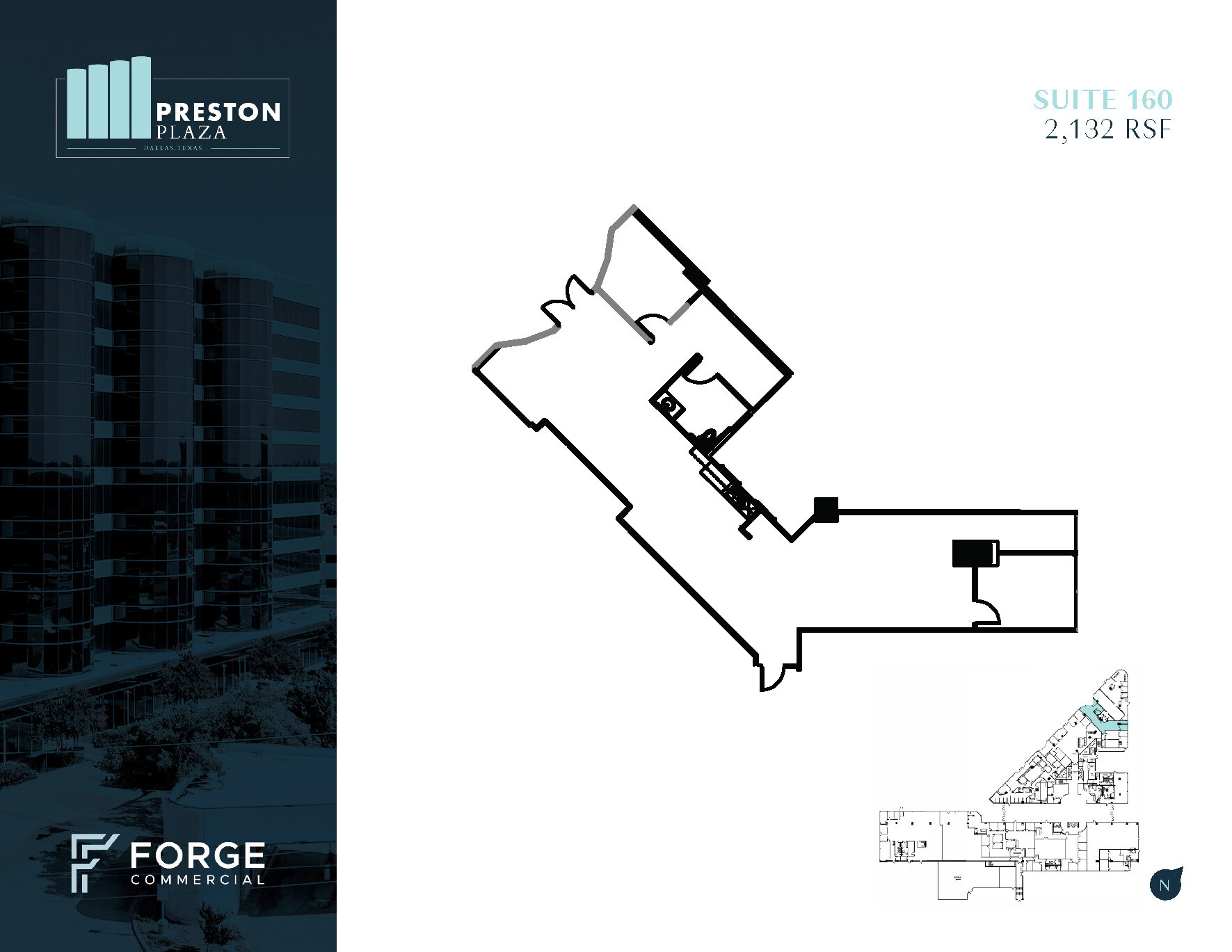 17950 Preston Rd, Dallas, TX à louer Plan d’étage– Image 1 sur 1