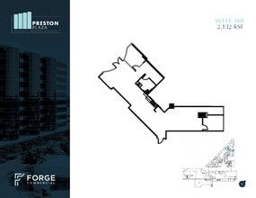 17950 Preston Rd, Dallas, TX à louer Plan d’étage– Image 1 sur 1