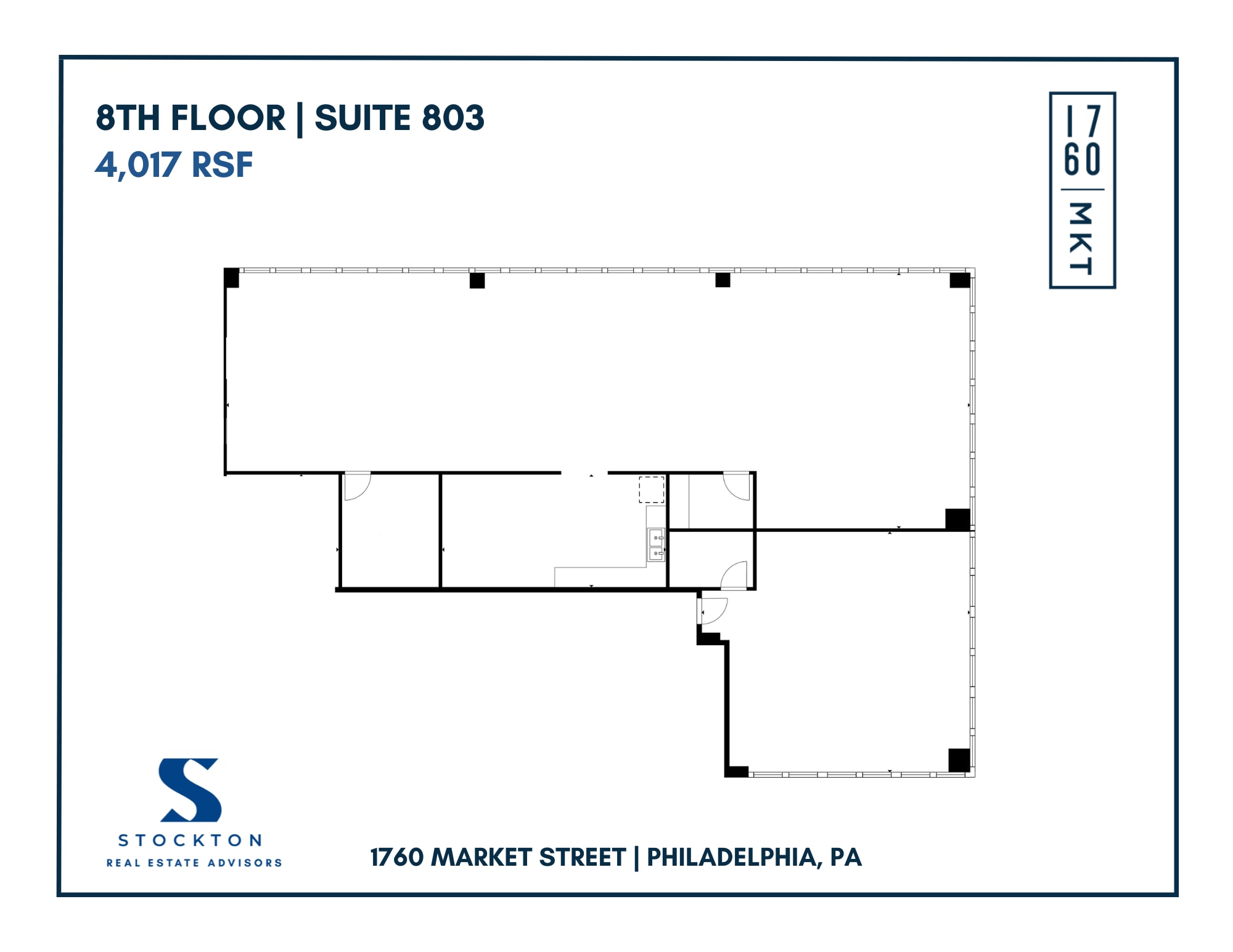 1760 Market St, Philadelphia, PA à louer Plan d’étage– Image 1 sur 1