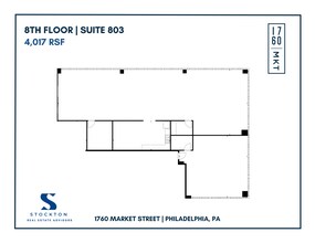 1760 Market St, Philadelphia, PA à louer Plan d’étage– Image 1 sur 1