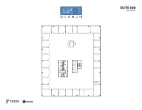 14801 Quorum Dr, Addison, TX à louer Plan d’étage– Image 1 sur 1