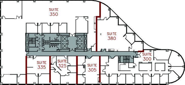 4270 Executive Sq, La Jolla, CA à louer Plan d’étage– Image 1 sur 9