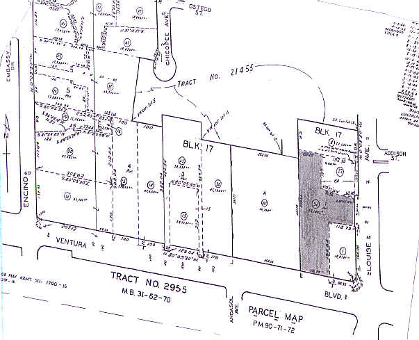 17323 Ventura Blvd, Encino, CA à louer - Plan cadastral – Image 2 sur 15