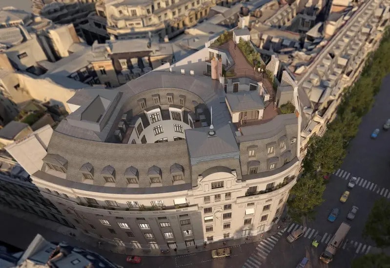 26 Boulevard Haussmann, Paris à louer - Aérien – Image 2 sur 4