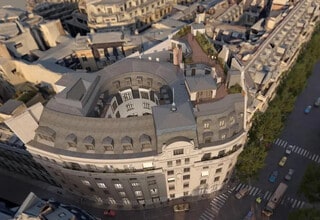 26 Boulevard Haussmann, Paris, PAR - Vue aérienne vue de carte