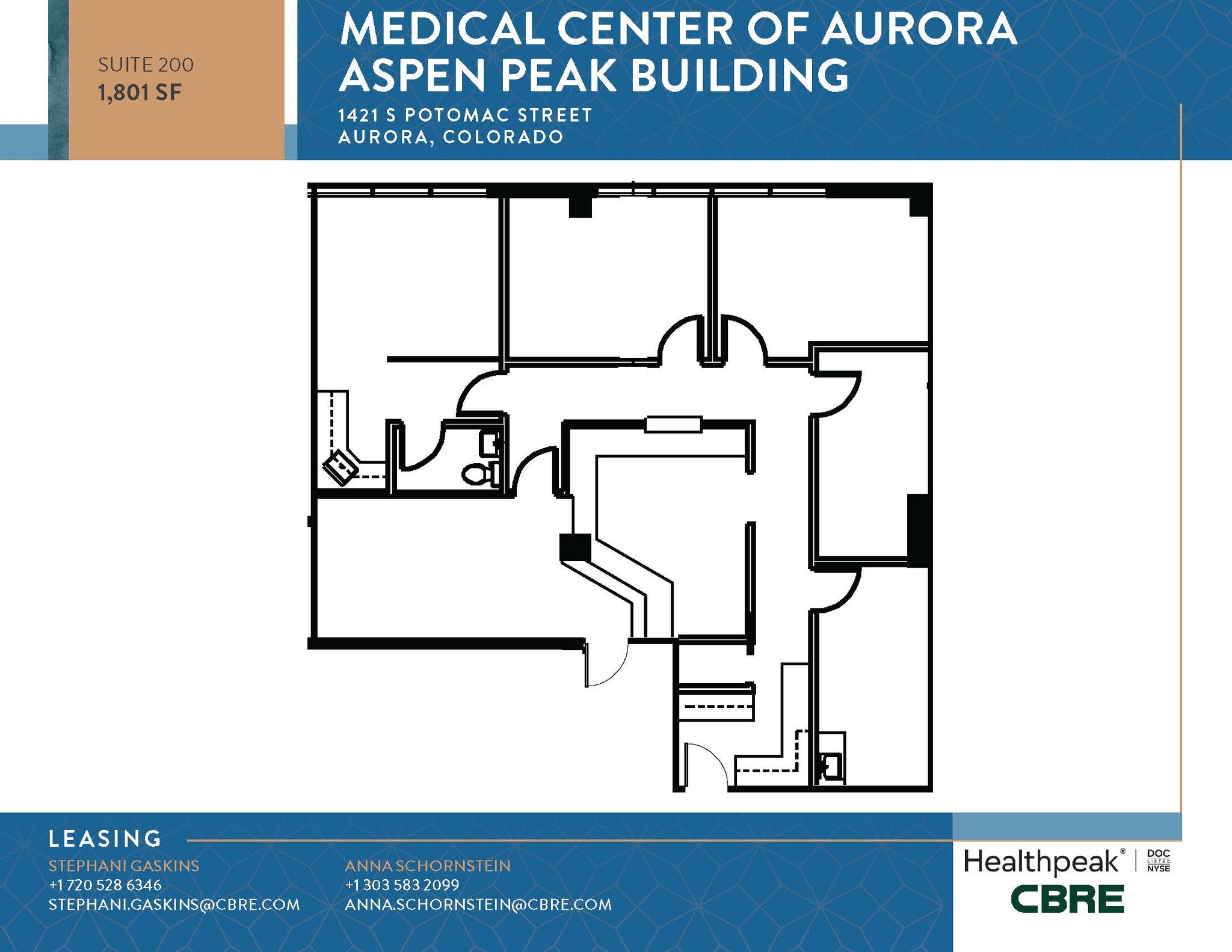 1411 S Potomac St, Aurora, CO à louer Plan d’étage– Image 1 sur 1