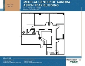 1411 S Potomac St, Aurora, CO à louer Plan d’étage– Image 1 sur 1