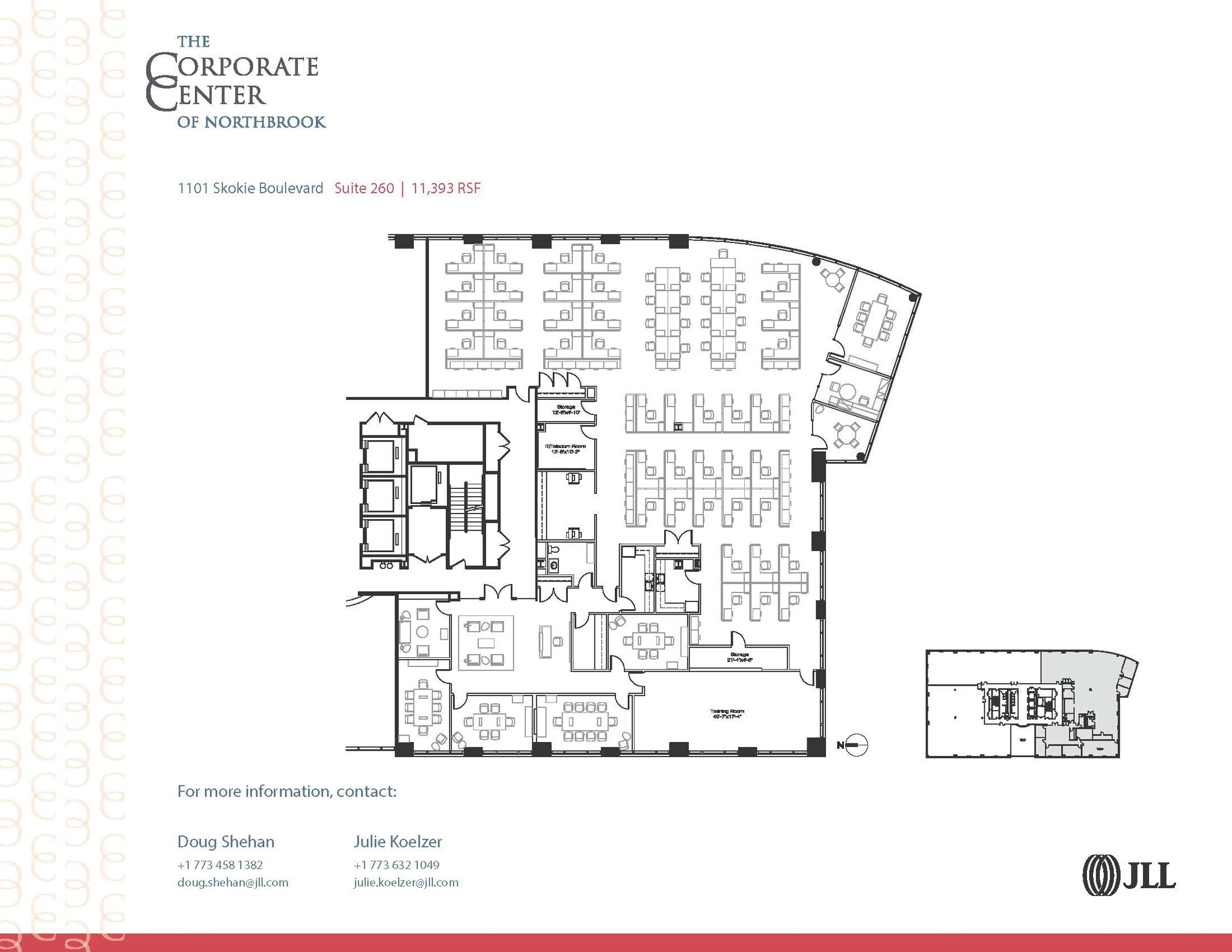 1033 Skokie Blvd, Northbrook, IL à louer Plan d’étage– Image 1 sur 1