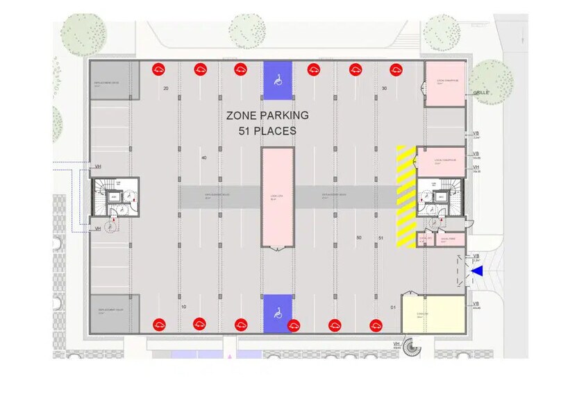 Bureau dans Saint-Apollinaire à louer - Plan d’étage – Image 3 sur 9