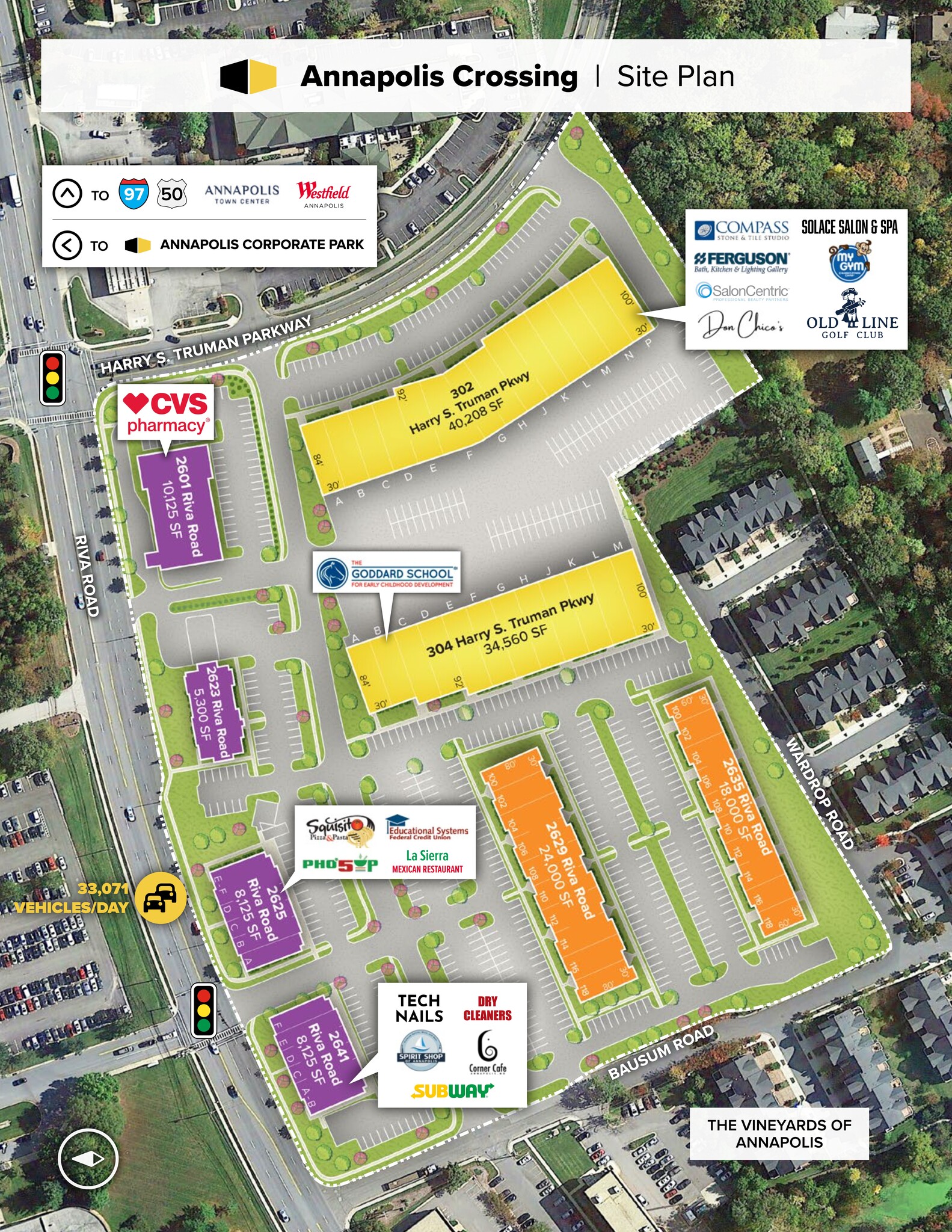 181 Harry S Truman Pky, Annapolis, MD à louer Plan de site– Image 1 sur 2