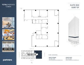 1201 Louisiana St, Houston, TX à louer Plan d’étage– Image 2 sur 2