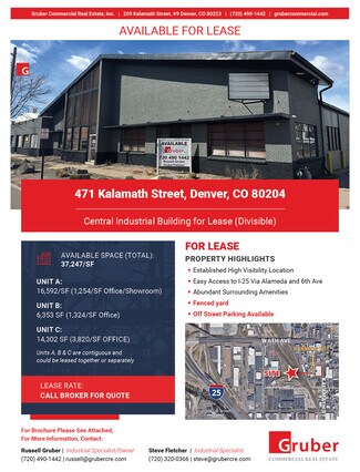 Plus de détails pour 471 Kalamath St, Denver, CO - Industriel/Logistique à louer