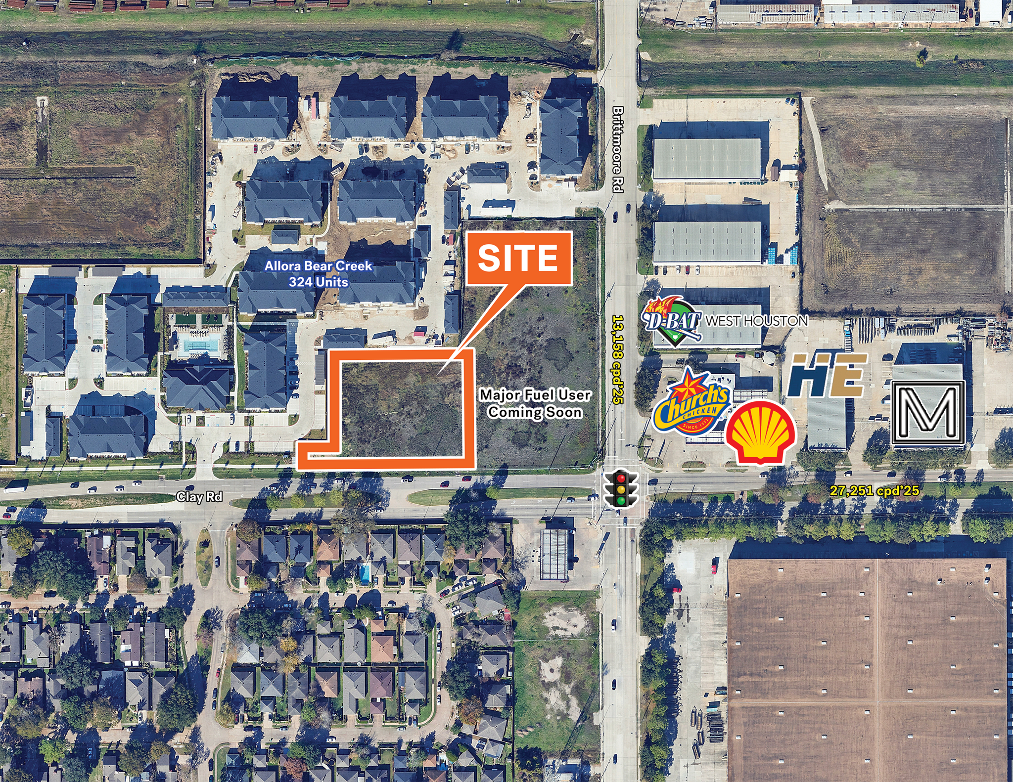 NWC Of Clay Rd and Brittmoore rd, Houston, TX à louer Photo de l’immeuble– Image 1 sur 2
