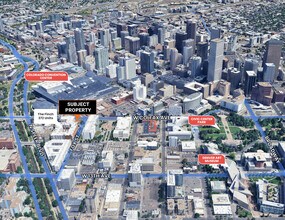 606 W Colfax Ave, Denver, CO - Vue aérienne vue de carte