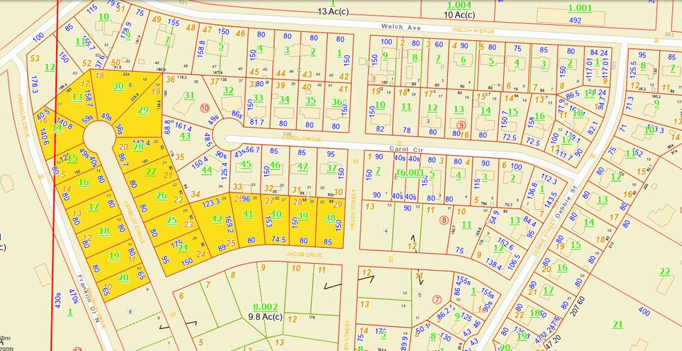 Camelot Circle, Talladega, AL à vendre - Plan cadastral – Image 1 sur 4