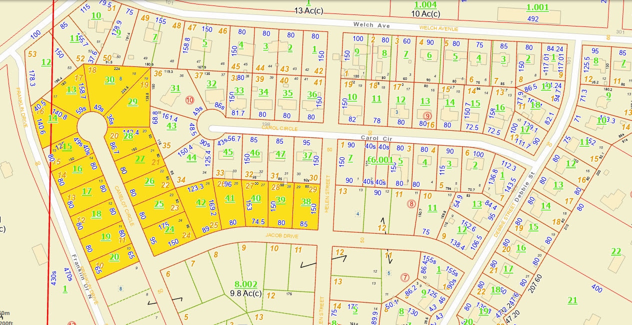 Camelot Circle, Talladega, AL à vendre Plan cadastral– Image 1 sur 5