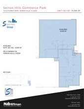 100 N Fairway Dr, Vernon Hills, IL à louer Plan de site– Image 1 sur 4