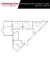 4302 Henderson Blvd, Tampa, FL à louer Plan d’étage– Image 1 sur 1