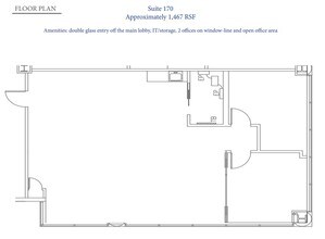 16870 W Bernardo Dr, San Diego, CA à louer Plan d’étage– Image 1 sur 1