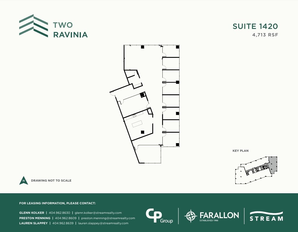 1 Ravinia Dr, Atlanta, GA à louer Plan d’étage– Image 1 sur 1