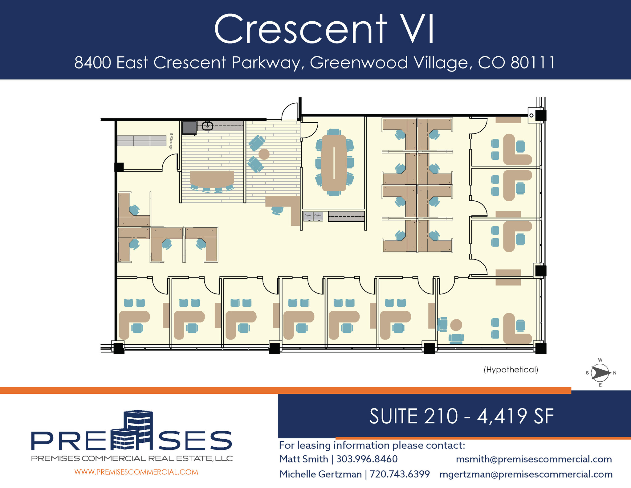 8400 E Crescent Pky, Greenwood Village, CO à louer Plan d’étage– Image 1 sur 1